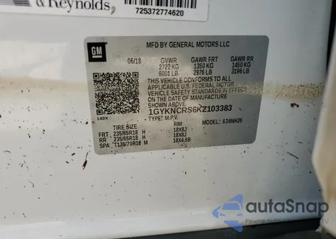 1GYKNCRS6KZ103383